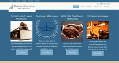 Desktop Screenshot of mississaugacriminallawyers.org