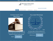 Tablet Screenshot of mississaugacriminallawyers.org